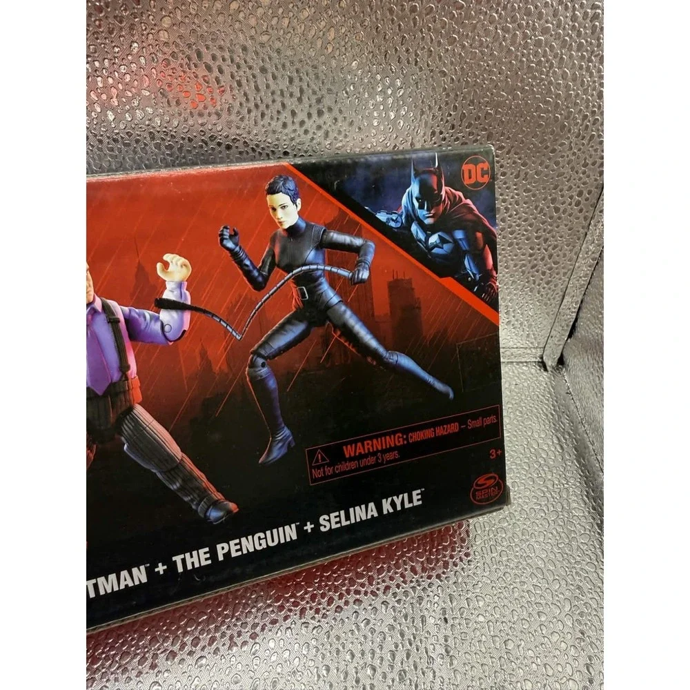 The Batman Ultimate Batman Set Penguin + Selina Kyle + Batman + Batmobile NEW